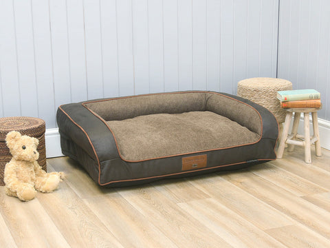 Holbury Dog Sofa Bed - Espresso, Medium
