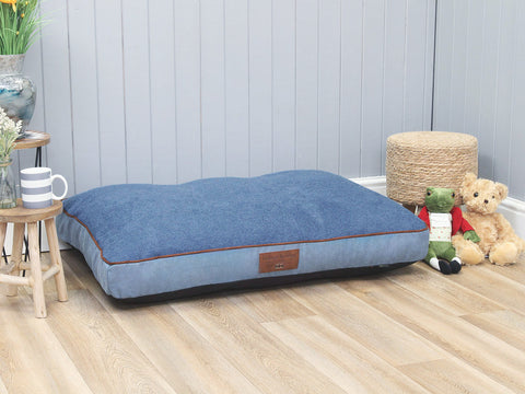 Holbury Dog Mattress - Blue Yonder, Large