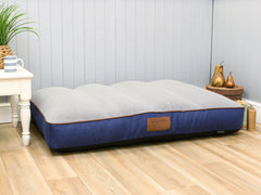 Savile Dog Mattress - Mariner's Blue, XX-Large