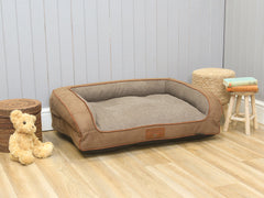 Holbury Dog Sofa Bed - Caramel, Medium