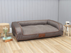 Ashurst Dog Sofa Bed - Fossil, Large