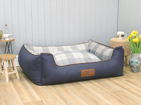 Heritage Orthopaedic Walled Dog Bed - Saphire, X-Large