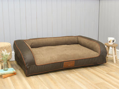 Holbury Dog Sofa Bed - Espresso, Large