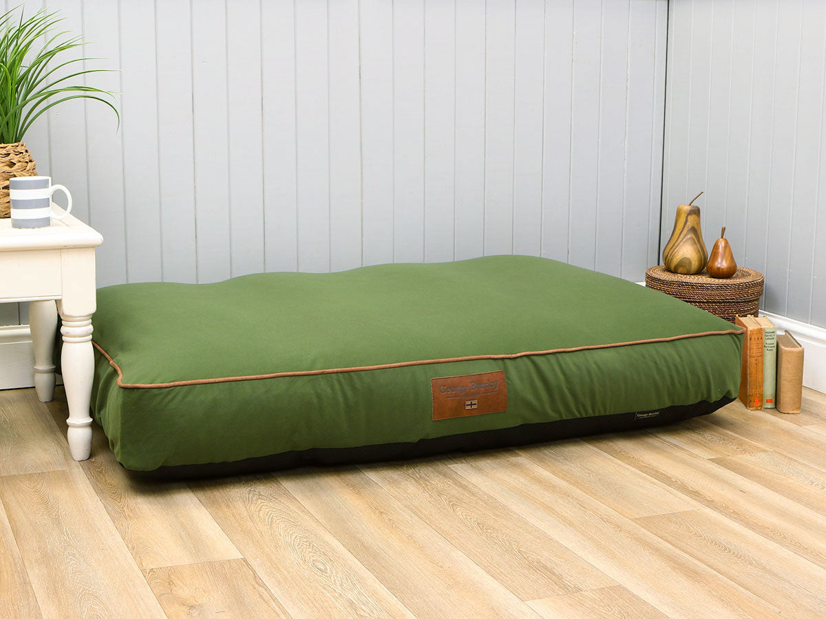 Oaklands Water-Resistant Dog Mattress - Chive, XX-Large