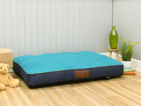 Beckley Dog Mattress - Aquamarine, X-Large