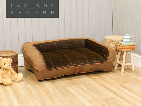 Heritage Dog Sofa Bed - Chocolate, Medium (Factory Second)