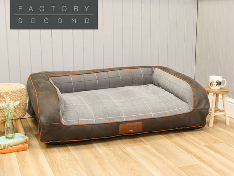 Heritage Dog Sofa Bed - Liquorice, Large (Factory Second)