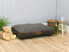 Beckley Dog Mattress - Mahogany / Chestnut, Medium