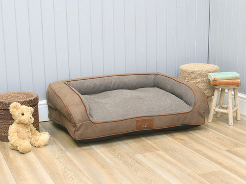 Holbury Dog Sofa Bed - Caramel, Medium