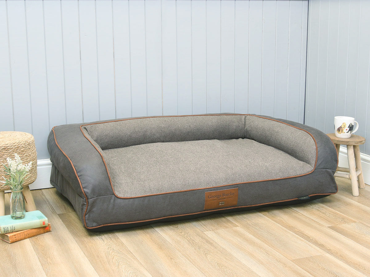Holbury Dog Sofa Bed - Cinder, Large