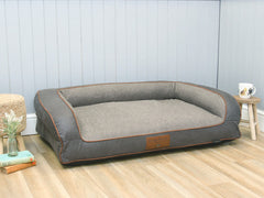 Holbury Dog Sofa Bed - Cinder, Large