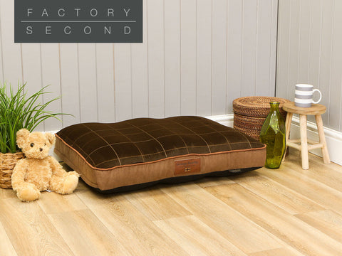 Heritage Dog Mattress - Chocolate, Medium (Factory Second)