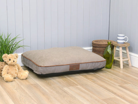 Exbury Dog Mattress - Sandstone, Medium