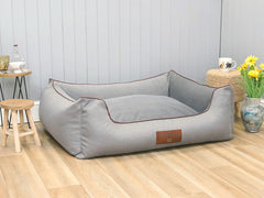 Savile Orthopaedic Walled Dog Bed - Mason's Grey, X-Large