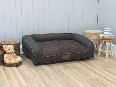 Beckley Dog Sofa Bed - Hickory, Medium