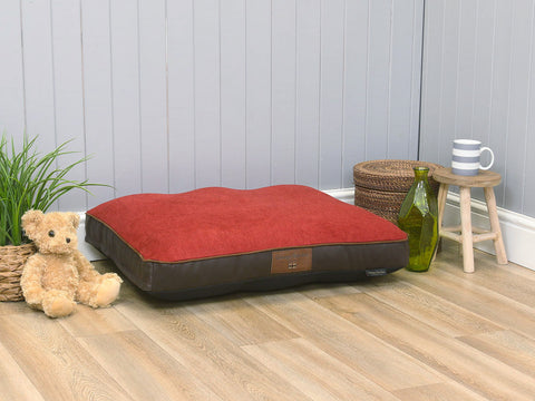 Beckley Dog Mattress - Mahogany / Cherry, Medium