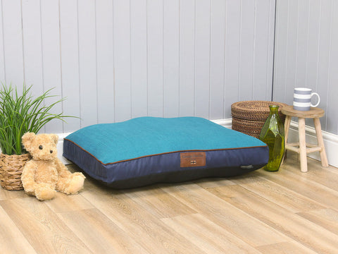 Beckley Dog Mattress - Aquamarine, Medium