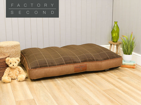 Heritage Dog Mattress - Chocolate, X-Large (Factory Second)