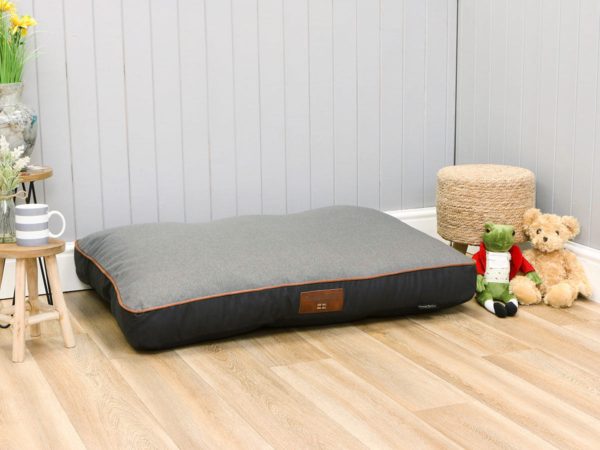 Beckley Dog Mattress - Midnight / Dove, Large