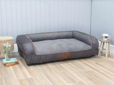Ashurst Dog Sofa Bed - Cedar, Large