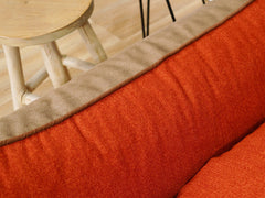 Selbourne Orthopaedic Walled Dog Bed - Ginger / Ember, X-Large