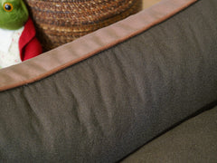 Holbury Orthopaedic Walled Dog Bed - Nougat, Large