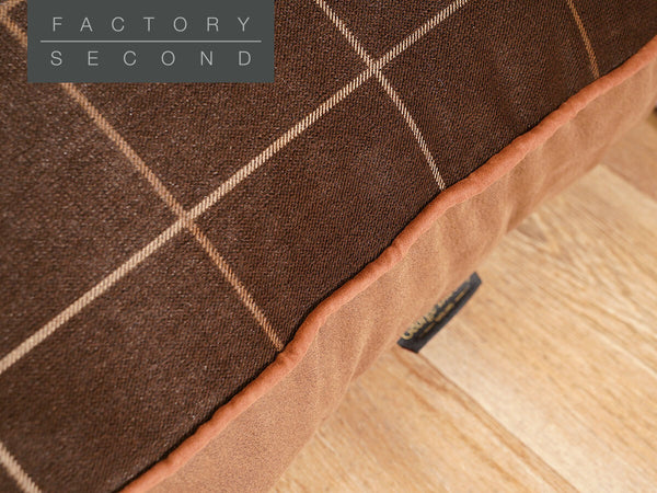 Heritage Dog Mattress - Chocolate, Large (Factory Second)