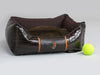 Holmsley Walled Dog Bed – Mahogany Brown, X-Small