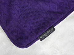 Aran Knit, Deluxe Pet Blanket - Plum
