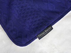 Aran Knit, Deluxe Pet Blanket - Navy