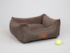 Savile Orthopaedic Walled Dog Bed - Tanner's Brown, Small
