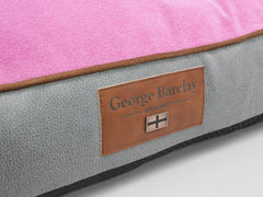 Selbourne Dog Mattress - Fossil / Fuchsia, Large