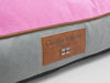 Selbourne Dog Mattress - Fossil / Fuchsia, Large