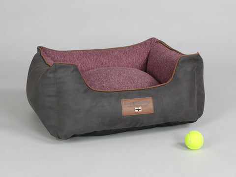 Exbury Orthopaedic Walled Dog Bed - Espresso / Chianti, Small