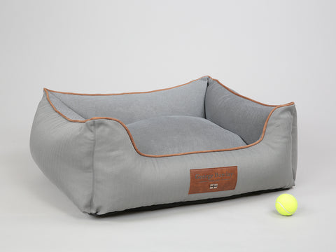 Savile Orthopaedic Walled Dog Bed - Mason's Grey, Medium