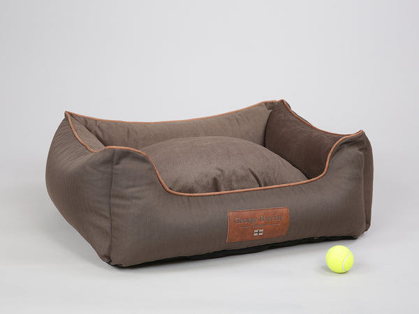 Savile Orthopaedic Walled Dog Bed - Tanner's Brown, Medium