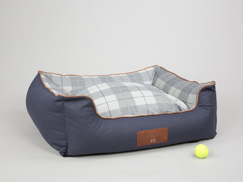 Heritage Orthopaedic Walled Dog Bed - Saphire, Large