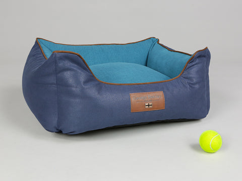 Beckley Orthopaedic Walled Dog Bed - Aquamarine, Small