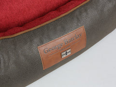 Beckley Orthopaedic Walled Dog Bed - Mahogany / Cherry, Small