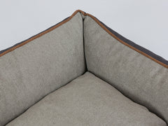 Hyde Orthopaedic Walled Dog Bed - Espresso / Latte, Small