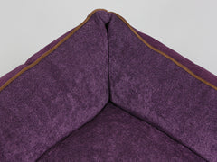 Exbury Orthopaedic Walled Dog Bed - Blackberry, Small