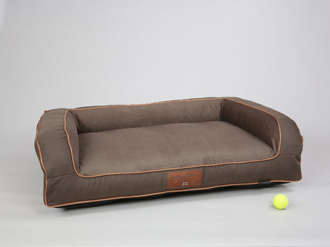 Savile Dog Sofa Bed - Tanner's Brown, Large