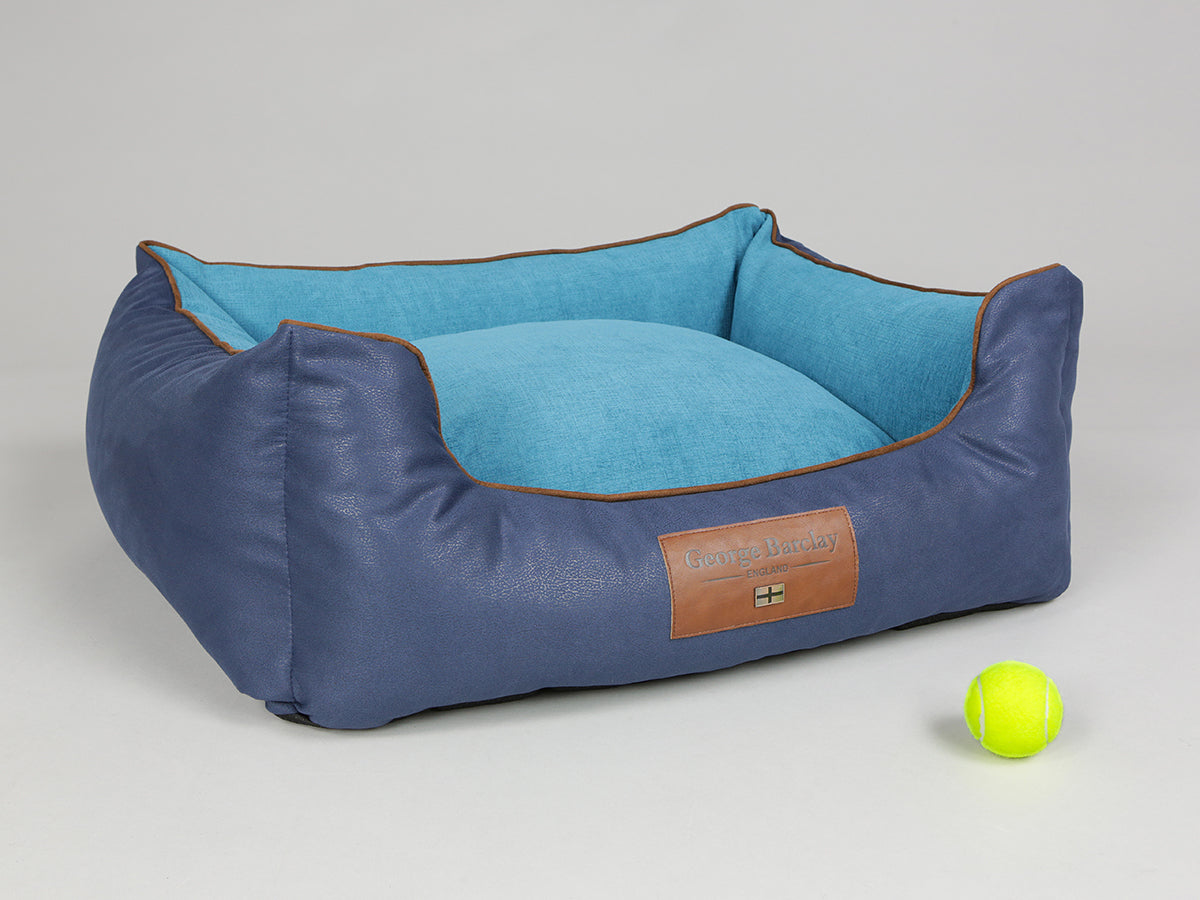 Beckley Orthopaedic Walled Dog Bed - Deluxe Edition - Aquamarine, Medium