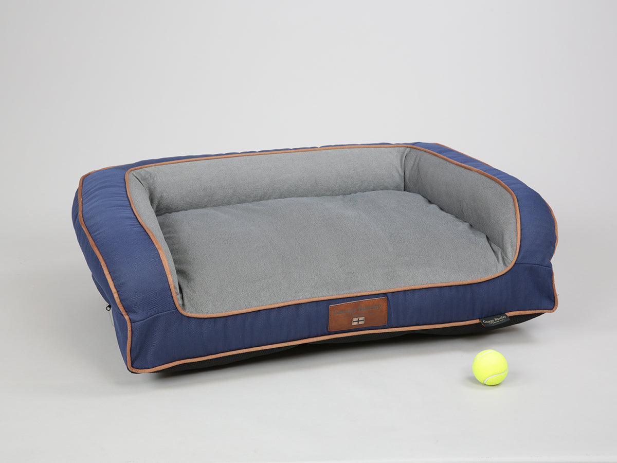 Savile Dog Sofa Bed - Mariner's Blue, Medium