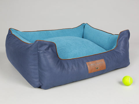 Beckley Orthopaedic Walled Dog Bed - Deluxe Edition - Aquamarine, Large