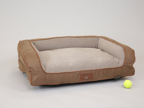 Exbury Dog Sofa Bed - Chocolate, Medium