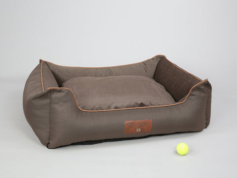 Savile Orthopaedic Walled Dog Bed - Tanner's Brown, X-Large