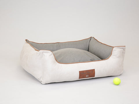 Beckley Orthopaedic Walled Dog Bed - Oyster Grey, Large
