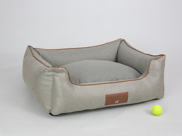 Beckley Orthopaedic Walled Dog Bed - Taupe, Large