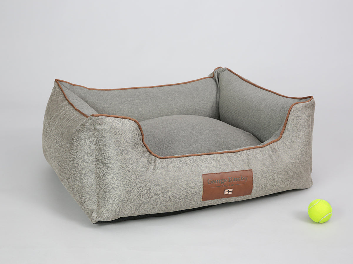 Beckley Orthopaedic Walled Dog Bed - Taupe, Medium